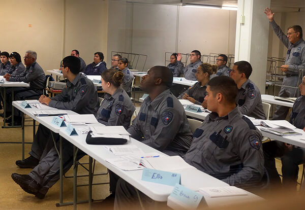Corrections officers training for drug and contraband screening